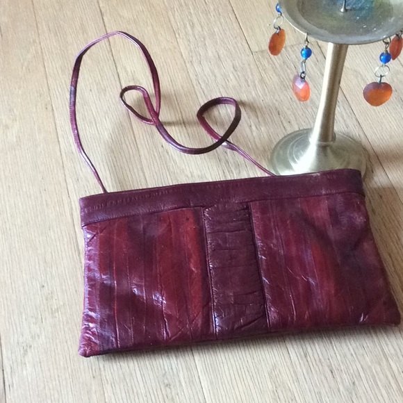 Eel skin clutch by Sunco - Picture 4 of 4